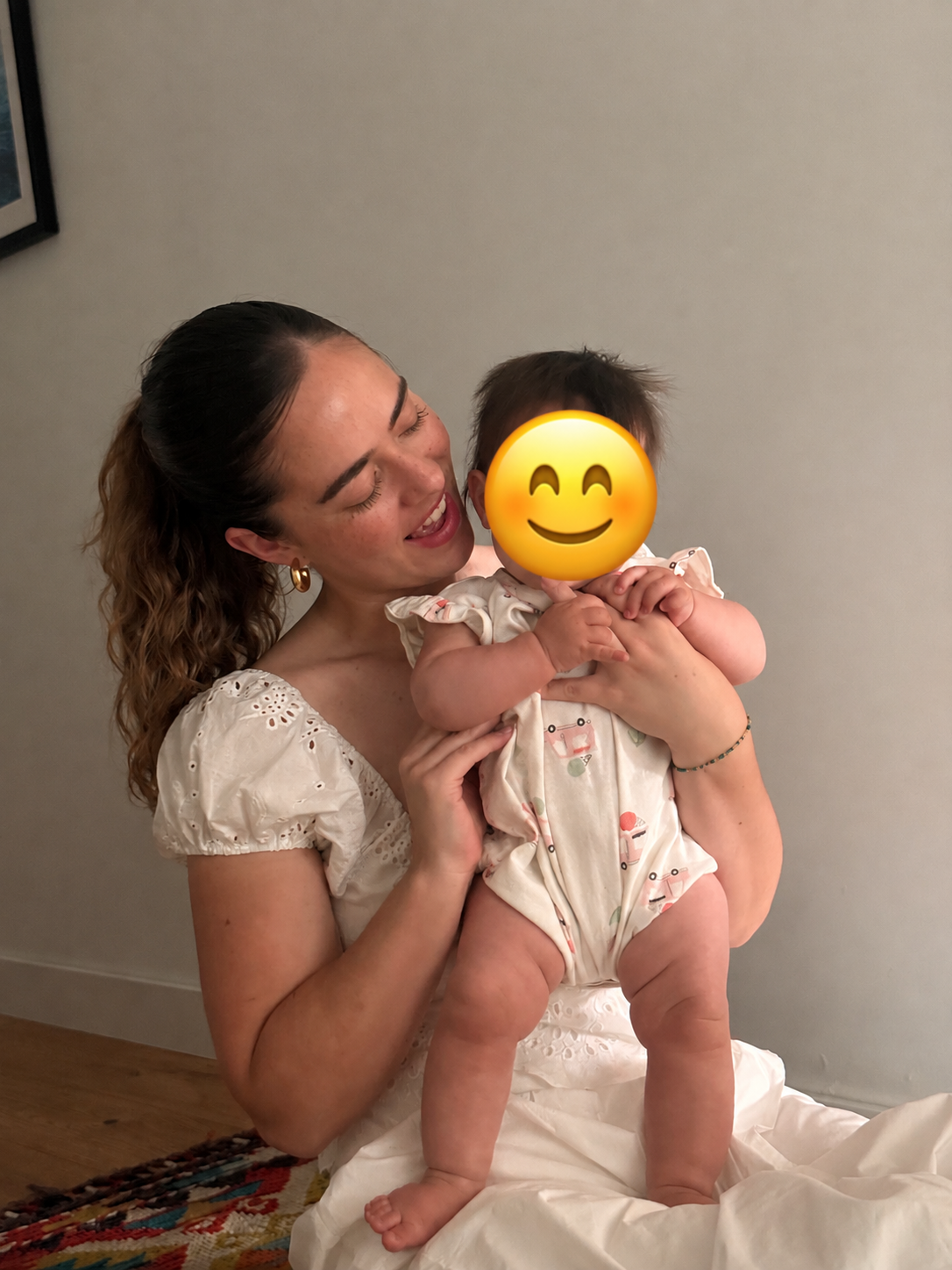 Jodi holding baby Lyora